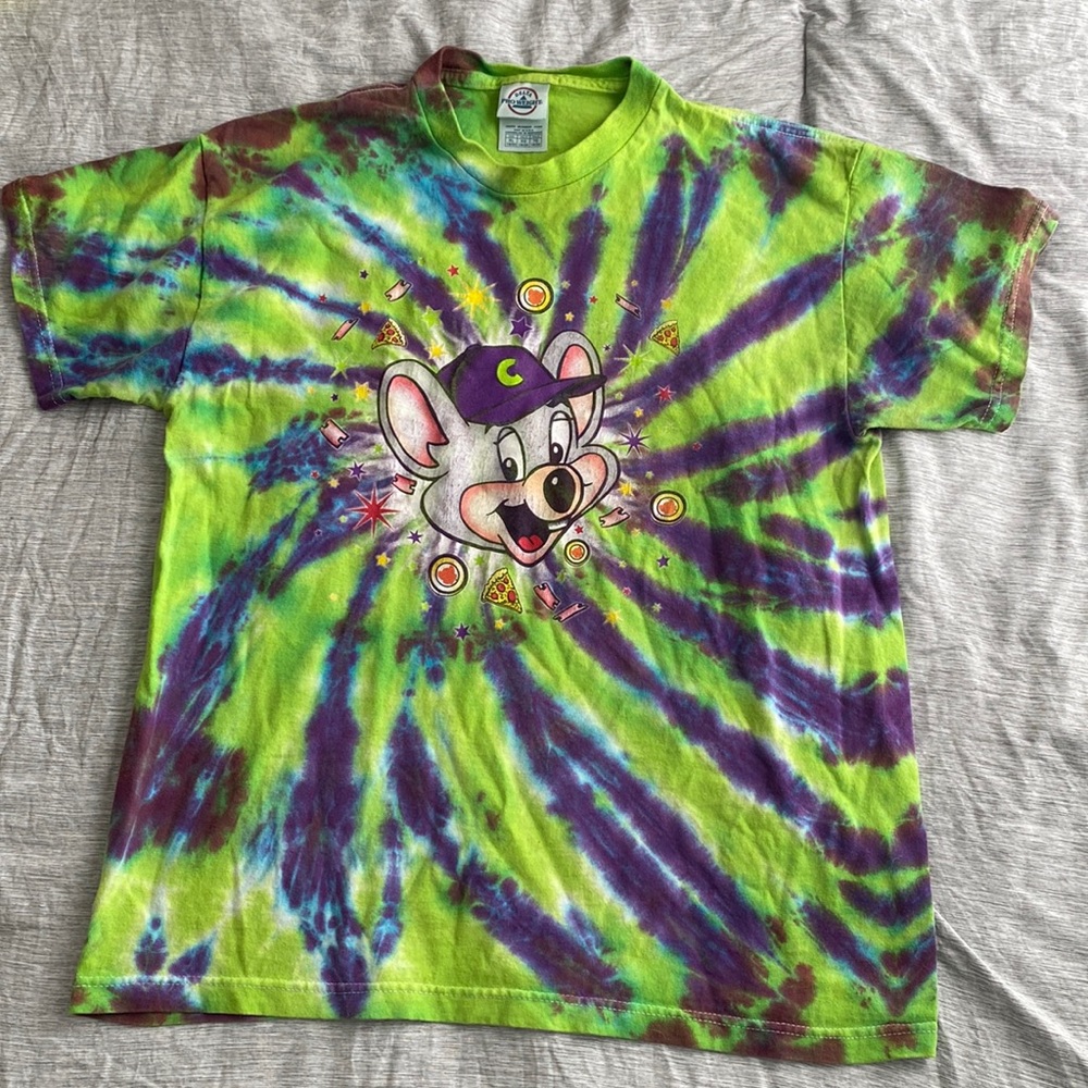 VINTAGE Chuckie Cheese tie dye T-shirt